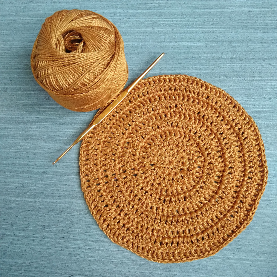 Brown Yarn Roll in Close Up Shot
