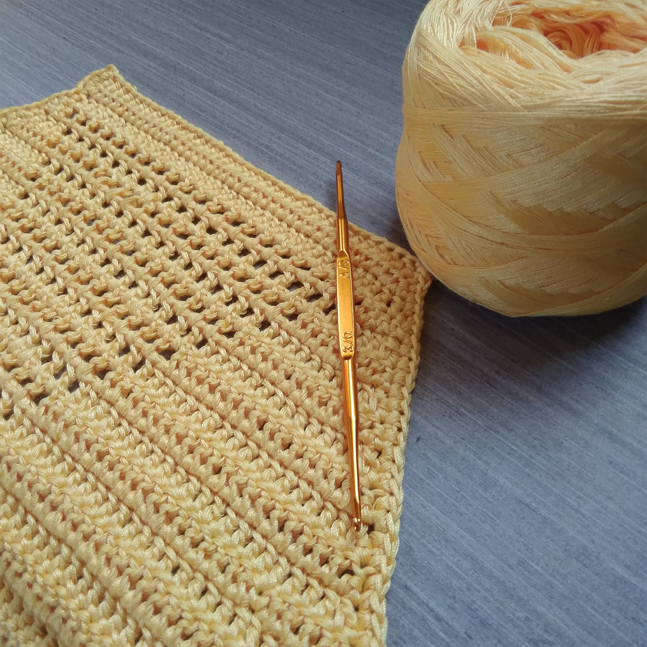 Crochetwork Using a Crochet Hook  and Yarn